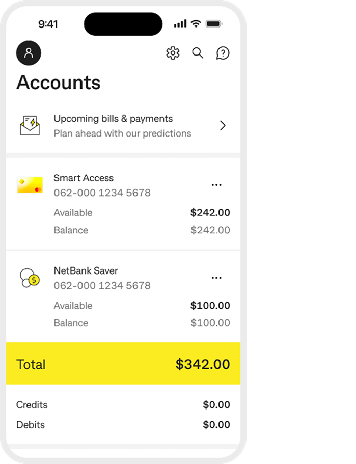 Select the account you want to enable notifications for